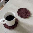 Handmade Crochet Coaster Set