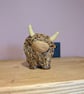 Ceramic highland cow 