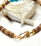 Gradient Turquoise & Coconut Shell Bracelet - Image 5