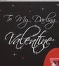 Window to Heart - Black and Red Valentines Day Card - Image 2