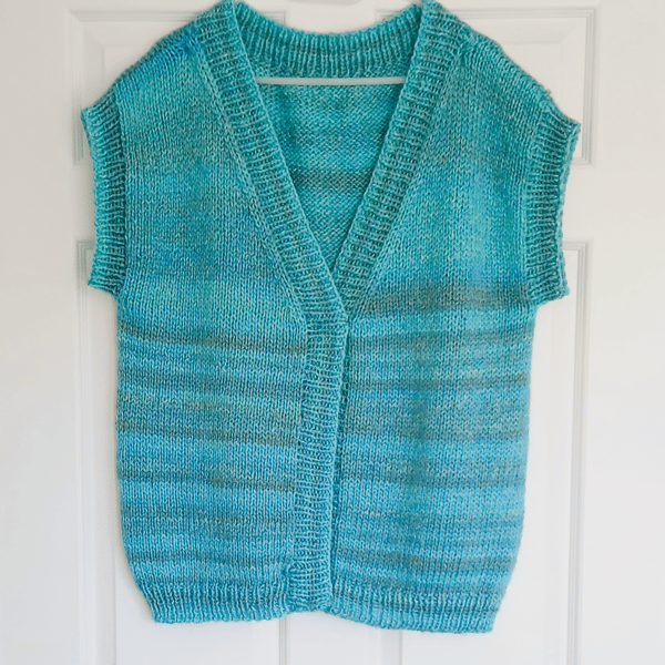 KNITTING PATTERN PDF Cool Waters Vest