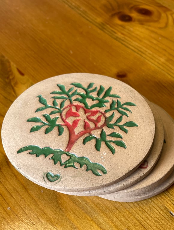 Perfectly Imperfect - Tree of Life small ceramic coasters