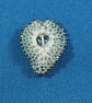 Tiny White Beaded Brooch  - Image 1