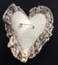 Sacred SteamHeart Large Brooch - Faux Leather - Image 4