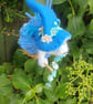 Handknitted Midsummer Mini Mouse- Forget me Not - Image 4