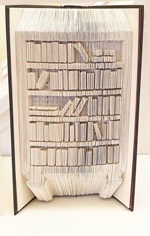 Bookcase 180 COMBI Book Folding Pattern - EMAILED PDF PATTERN