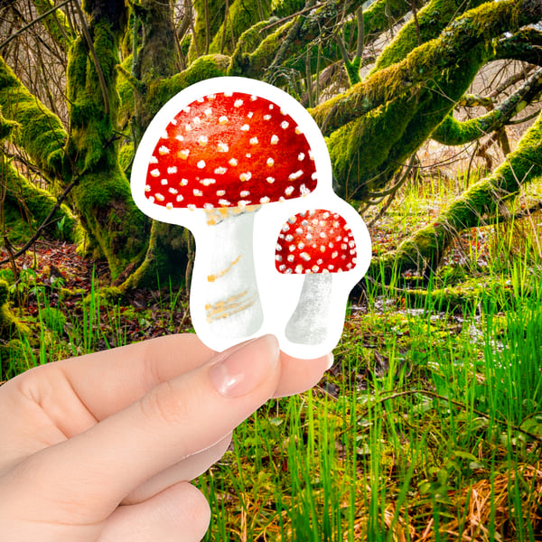 Toadstool Sticker
