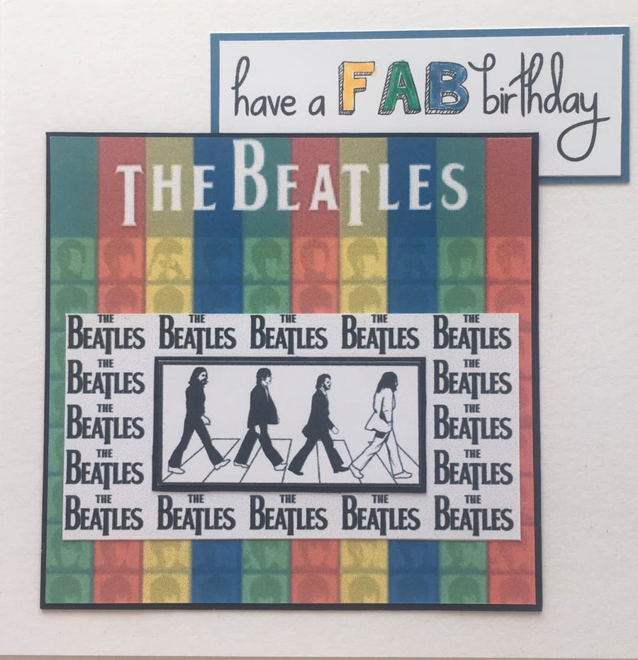 Have a FAB Birthday Card - for Beatles fan