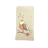 Phone Case, Smartphone Sleeve, Pink Bird
