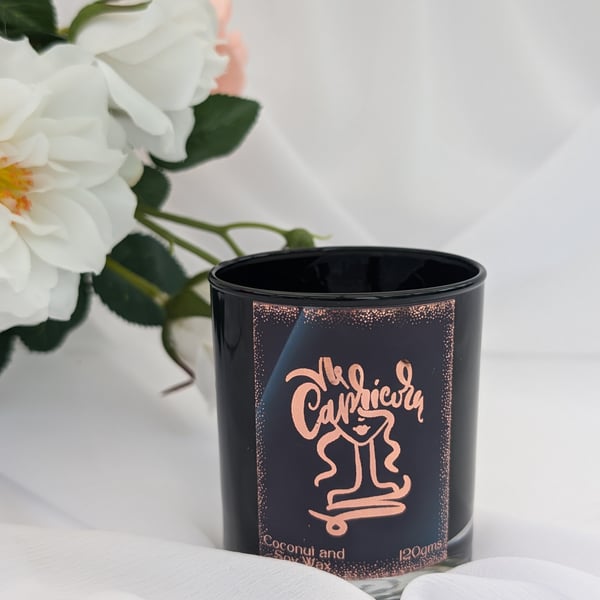 Capricorn Zodiac Candle : Zodiac Gift for Her : Birthday Zodiac Gift  