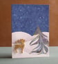 Unique Hand Made Christmas Card with Envelope - Image 1
