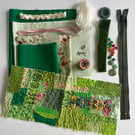 Hand Stitched Fabric & Haberdashery Sewing Kit.