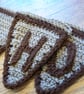 Crochet mini HOME bunting.  - Image 4
