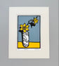 Daffodils- Original Limited Edition Linoprint