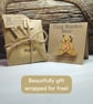Uterine Cancer Awareness Teddy Bear Brooch, Endometrial Cancer Pin, Handmade - Image 5