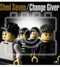 SHED SEVEN - Change Giver - Lego-inspired Album Cover - 5 x 5 - Mounted