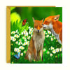 Fox Love Birthday Card