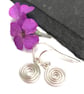Sterling Silver Spiral Earrings - Image 3