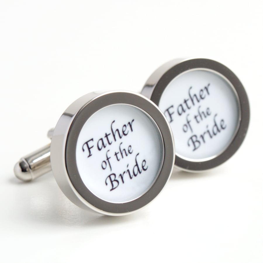Father of the Bride Cufflinks, for your wedding party