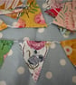  Mini Cotton Fabric Bunting  - Image 2