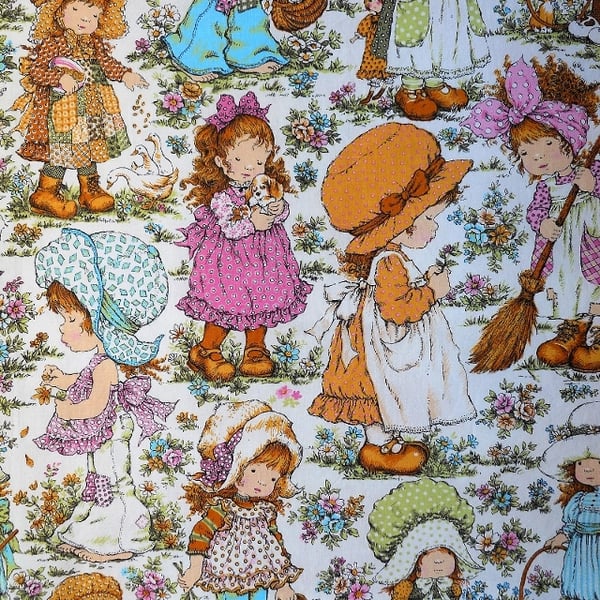 70s FUN and Adorable  VIctorian Country Girls  Lampshade option 