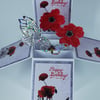 Ladies Birthday Card with Poppies