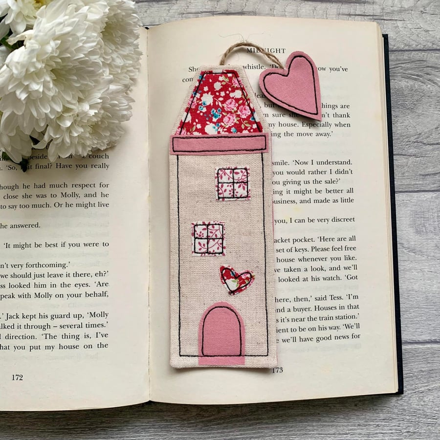 Bookmark, tall house bookmark