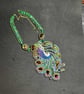 Peacock Bead Embroidery - Image 3