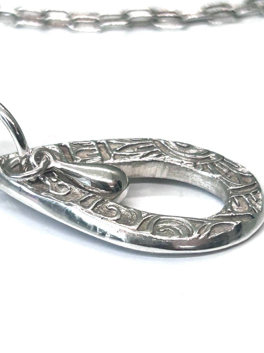 Image of Sunflowers and Sunshine  Solstice -  Pendant necklace - PMC - recycled silver 