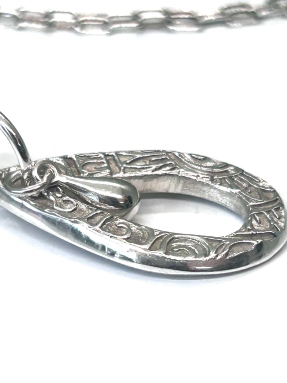 Sunflowers and Sunshine  Solstice -  Pendant necklace - PMC - recycled silver 