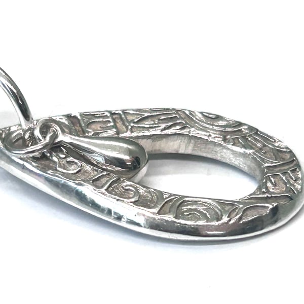Sunflowers and Sunshine  Solstice -  Pendant necklace - PMC - recycled silver 