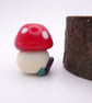 small glass toadstool house - Image 2