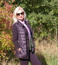 Handmade Felted Wool Decorative Scarf Tie – Lavender Design - Image 2