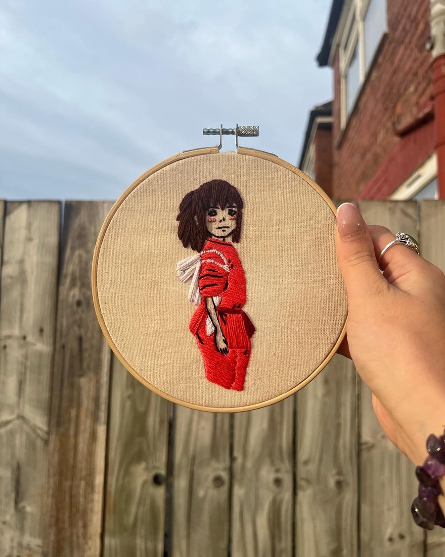 Spirited Away Anime Embroidery 