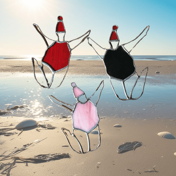 Fun Wild Swimmer - Jumping Caricature