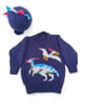 Dinosaur Child's Sweater and Hat - Jurassic - Digital Knitting Pattern - Image 9