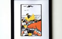 Handprinted linocut prints