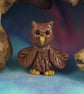 Haughty Owl 'Orla' OOAK Sculpt by Ann Galvin