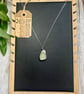 Handmade 925 Sterling Silver Pendant Necklace - Unique Jewellery Green Sea Glass - Image 5
