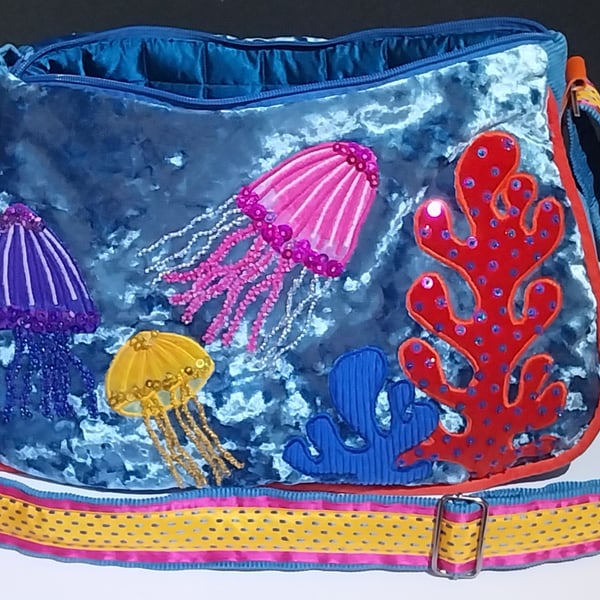 Under the sea sparkly handbag