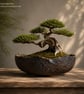 Large Handbuilt Wabi Sabi Bonsai Pot, Sculptural Planter