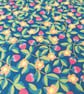 Navy, Orange, Pink, Yellow & Green Liberty Print Fabric Necklace - Image 4