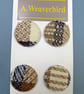 Wool Covered Buttons - Image 1