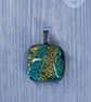Gorgeous Dichroic fused glass pendent - Image 4