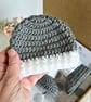 Newborn Baby Hat and Booties Crochet Gift Set - CLEARANCE  - Image 2