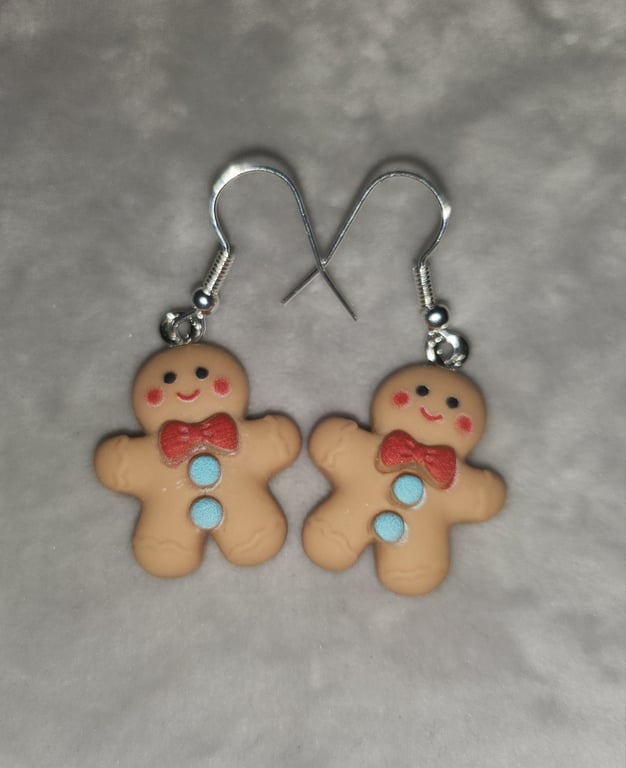 Gingerbread Men Earrings