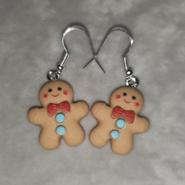 Gingerbread Men Earrings