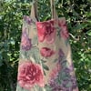 Vintage floral shopper made from Sanderson 'Pangbourne' fabric free p&p