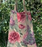 Vintage floral shopper made from Sanderson 'Pangbourne' fabric free p&p - Image 1