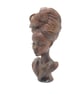 Black woman with headwrap, 3d printed bust, african state, Black girl figurine,  - Image 3